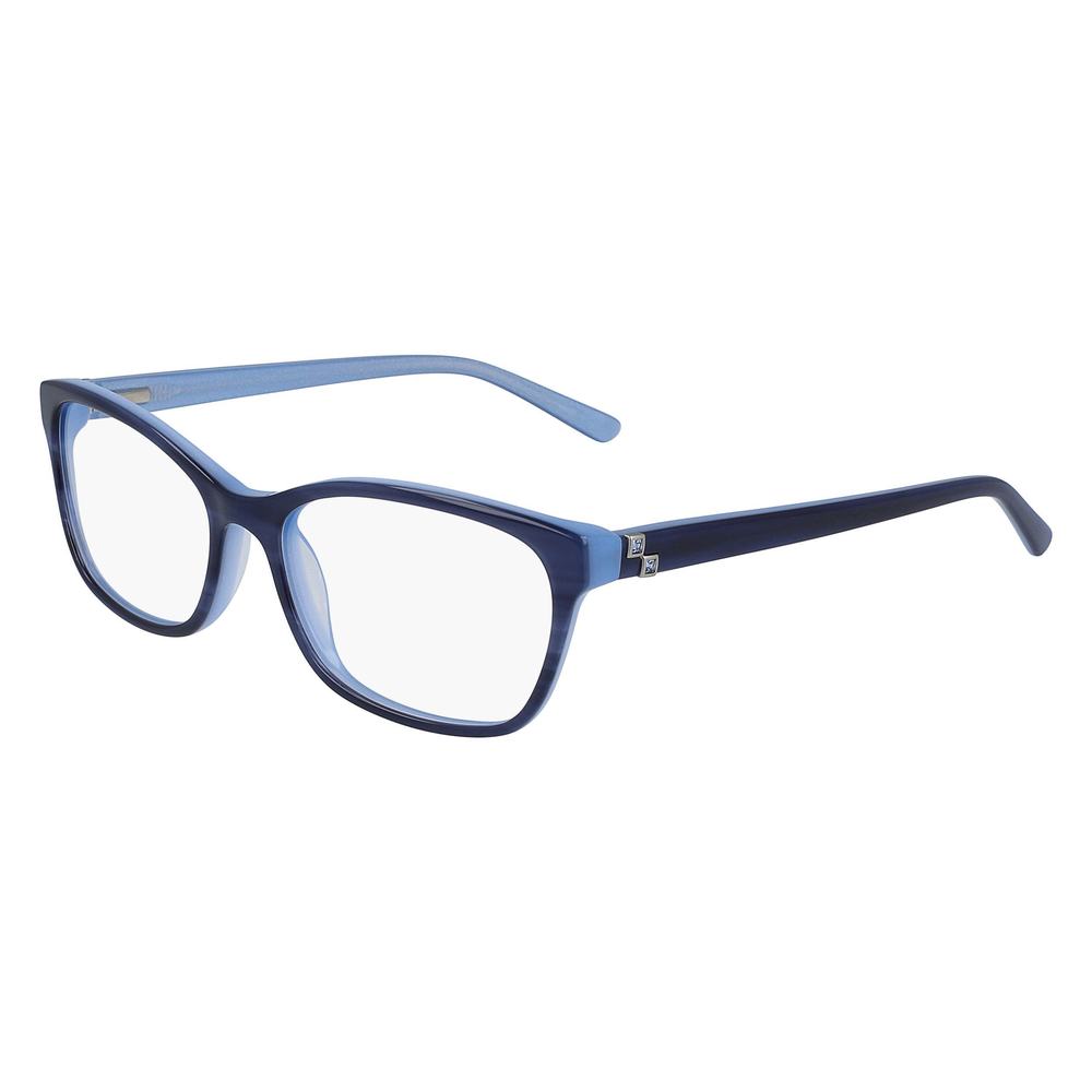 Genesis G5052 Eyeglasses 400 Blue Horn 53mm